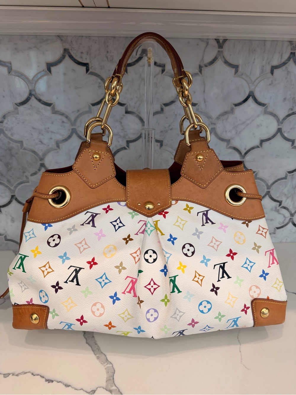 Louis Vuitton Monogram Murakami Ursula Shoulder Bag - Picture 2 of 9